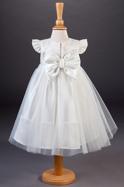 Millie Grace Brocade Frill Tulip Dress | Flower Girl Dress | Charles Class